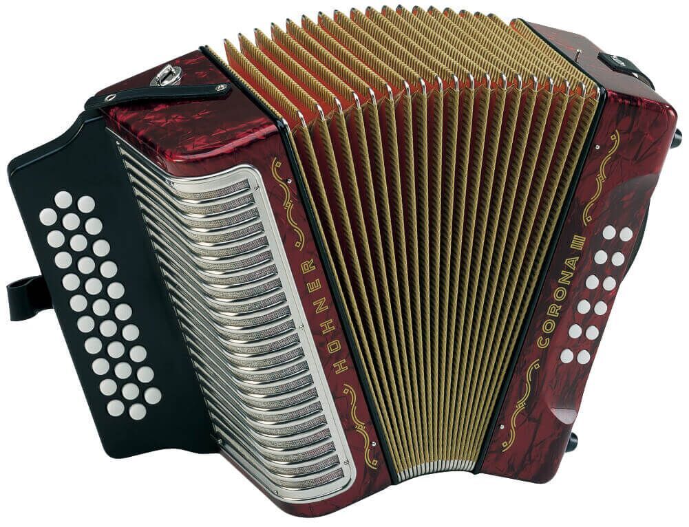 CORONA III GCF ROUGE ACCORDEON DIATO