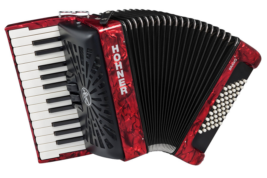 BRAVO II 48 SILENTKEY ACC PIANO ROUGE+HOUSSE