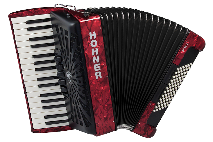 BRAVO III 72 SILENTKEY ACC PIANO ROUGE+HOUSSE