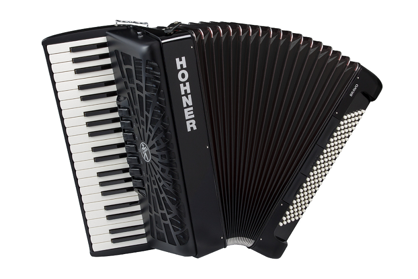 BRAVO III 120 SILENTKEY ACC PIANO NOIR+HOUSSE