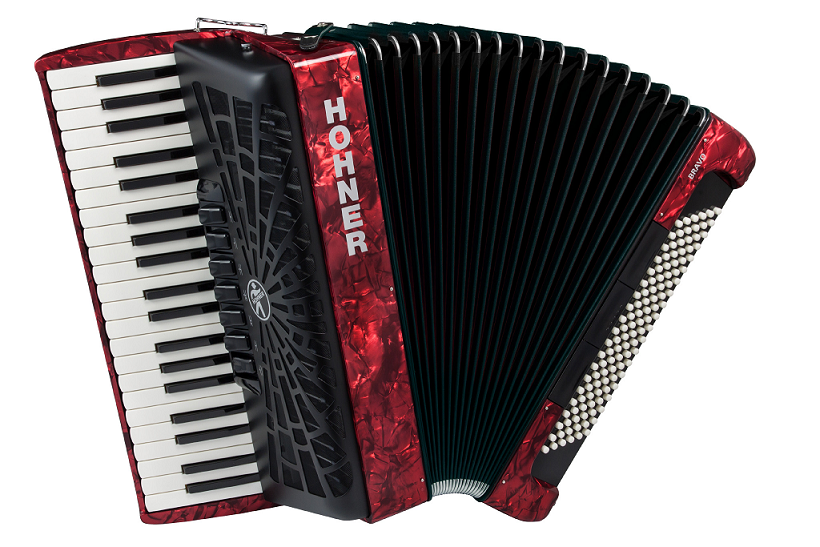BRAVO III 120 SILENTKEY ACC PIANO ROUGE+HOUSSE