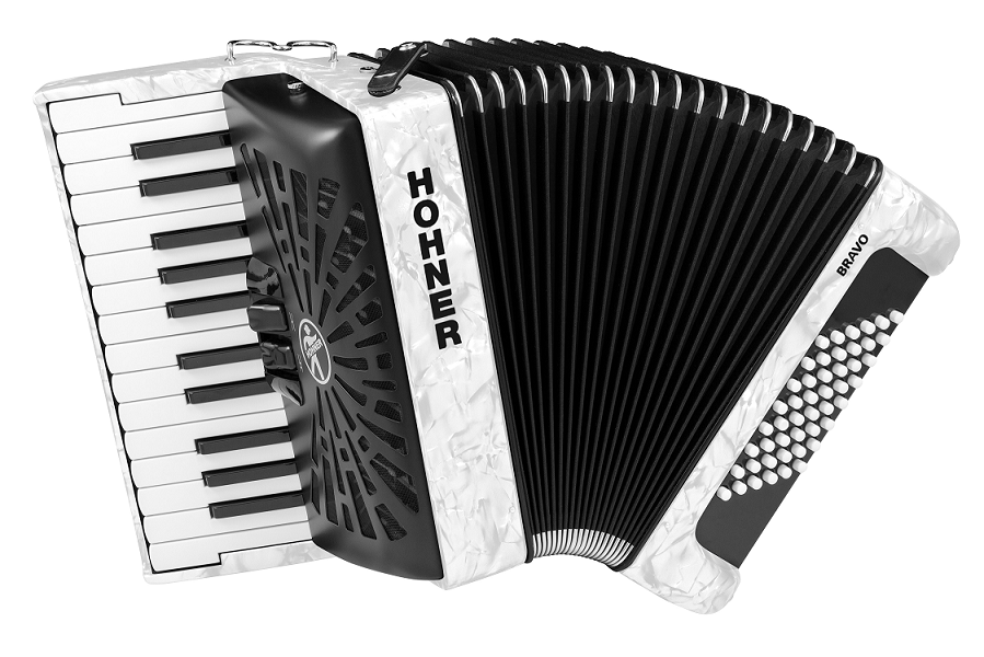 BRAVO II 48 SILENTKEY ACC PIANO BLANC+HOUSSE