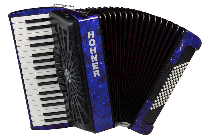 BRAVO III 72 SILENTKEY ACC PIANO BLEU+HOUSSE