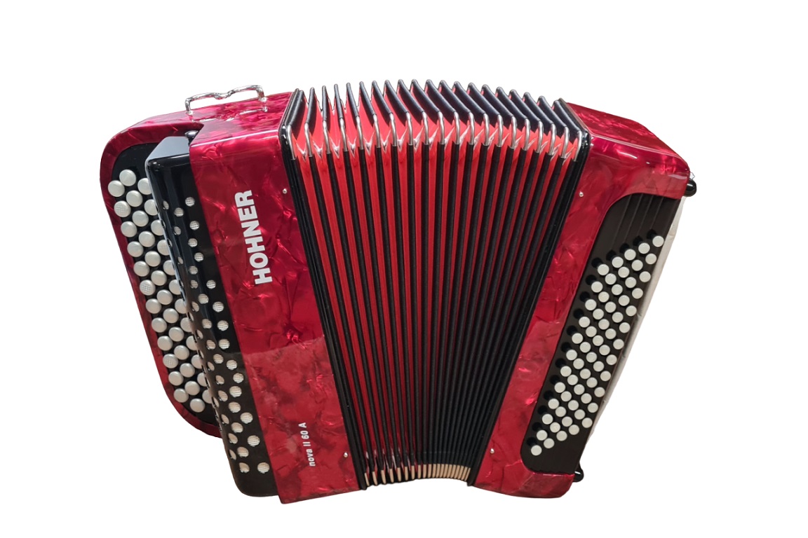 NOVA II 60 AC.CHR.BOUTON ROUGE+HOUSSE