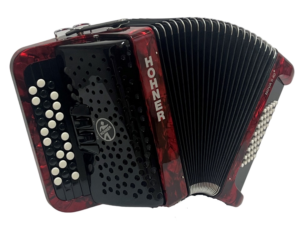 NOVA II 40 AC.CHR.BOUTON ROUGE+HOUSSE
