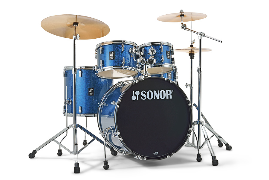 AQX STAGE CYMBAL SET BLUE OCEAN SPARKLE