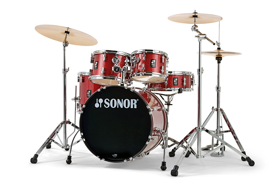 AQX STUDIO CYMBAL SET RED MOON SPARKLE
