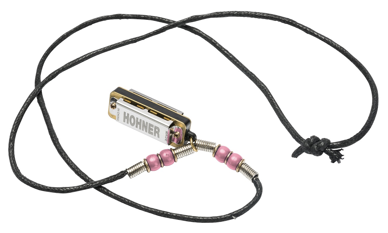 MINI HARP COLLIER FANTAISIE ROSE