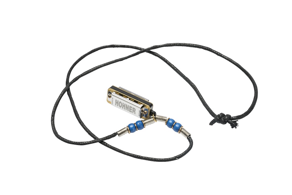 MINI HARP COLLIER FANTAISIE BLEU ROI