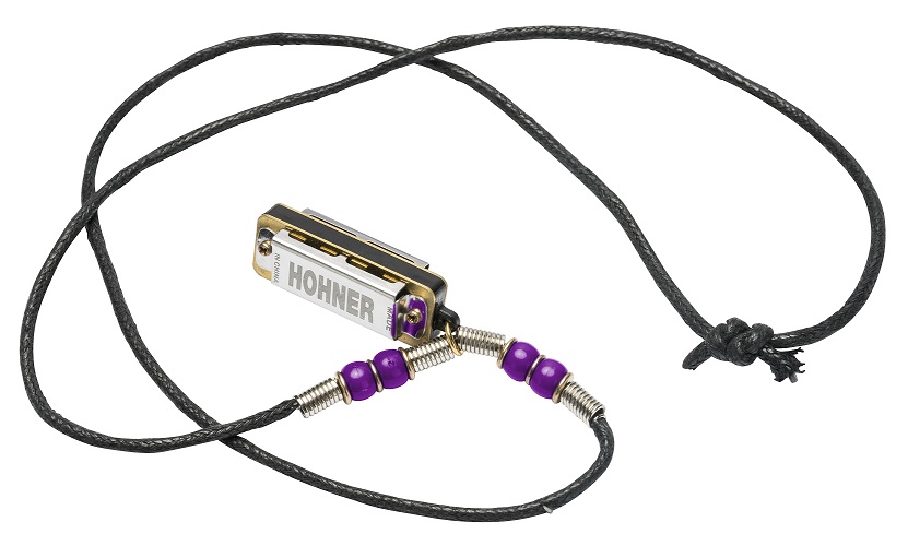 MINI HARP COLLIER FANTAISIE VIOLET